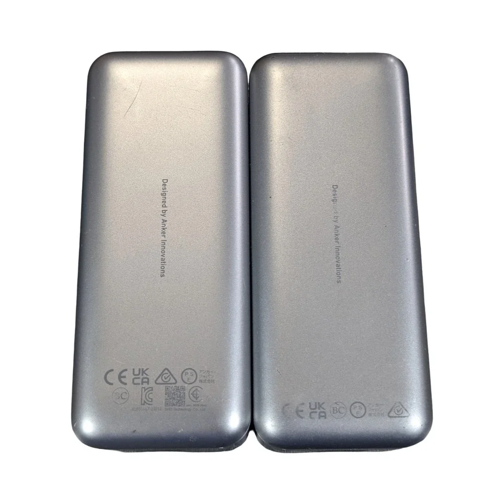 BbA1 Lot of 2 Anker Prime 12000mAh 130W Power Bank A1335 BROKEN Parts Repair